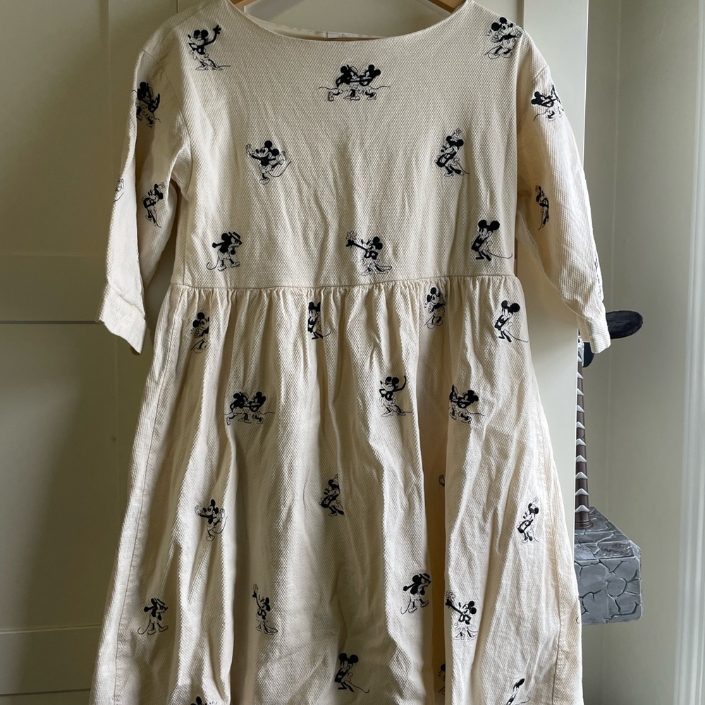 Mickey and Minnie embroidered dress. Great quality dress, size S